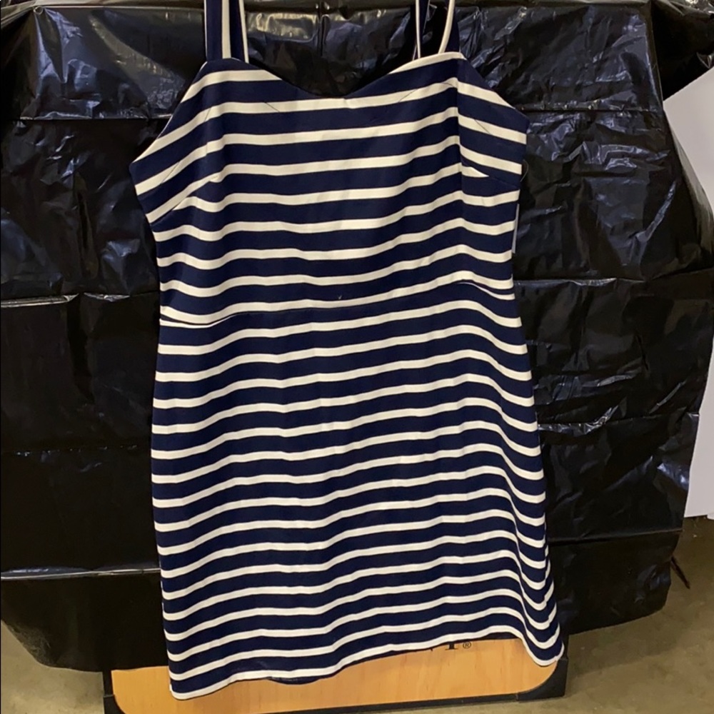 Striped bodycon dress